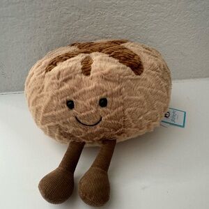 Authentic NWT Jellycat Amuseables Sourdough Plush Bread Rare ONLY ONE Cute